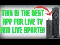 This is the best app for live tv and live sports on the firestick streamfire is free