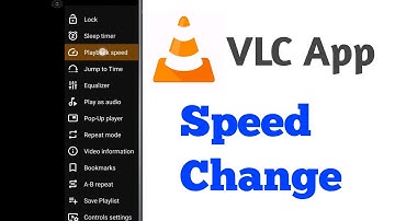 how to change video speed in vlc mobile app | vlc player speed control