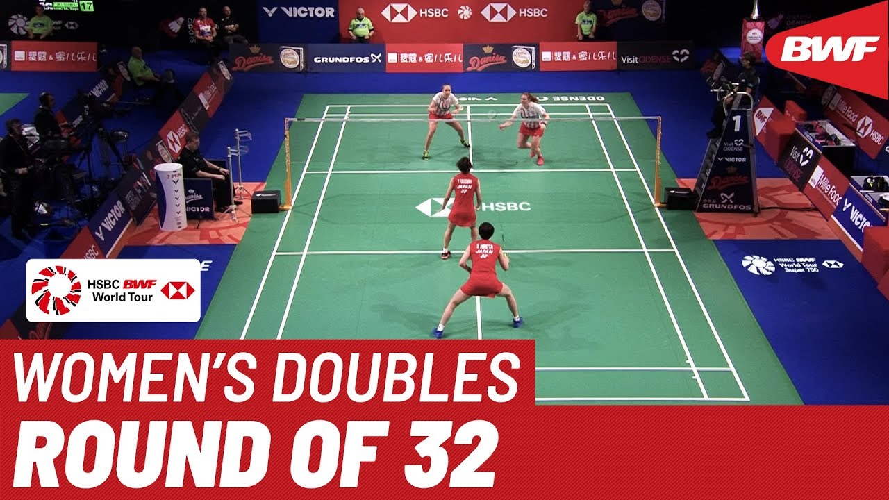 R32 | WD | FRUERGAARD/THYGESEN (DEN) vs. FUKUSHIMA/HIROTA (JPN) [2] | BWF 2019