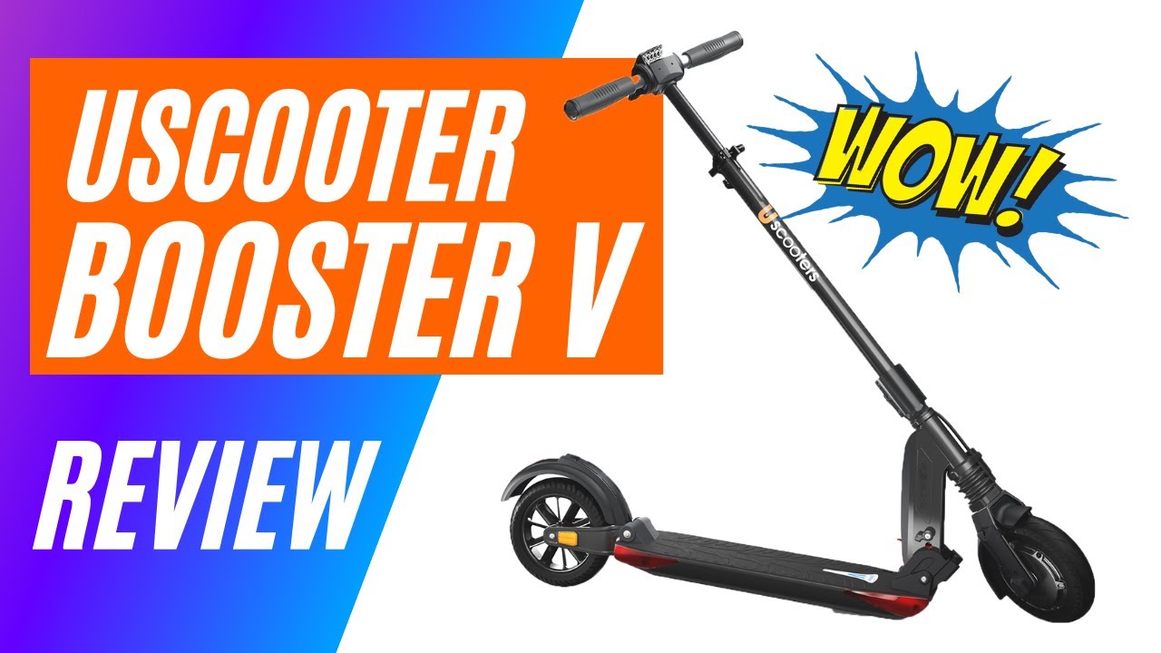 Match At tilpasse sig design Uscooter Booster V Electric Scooter Reivew in 4K - YouTube