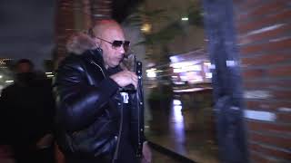 Vin Diesel and mystery girl arrive at French Montana's birthday party