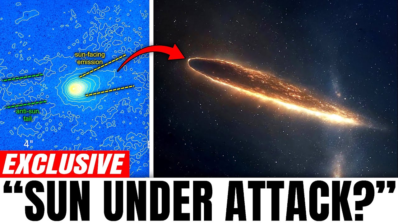 3I/ATLAS Fires an INTENSE Beam of Light — A GIANT Hole Appears in the Sun - YouTube