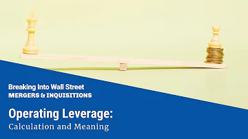 What is considered high operating leverage?
