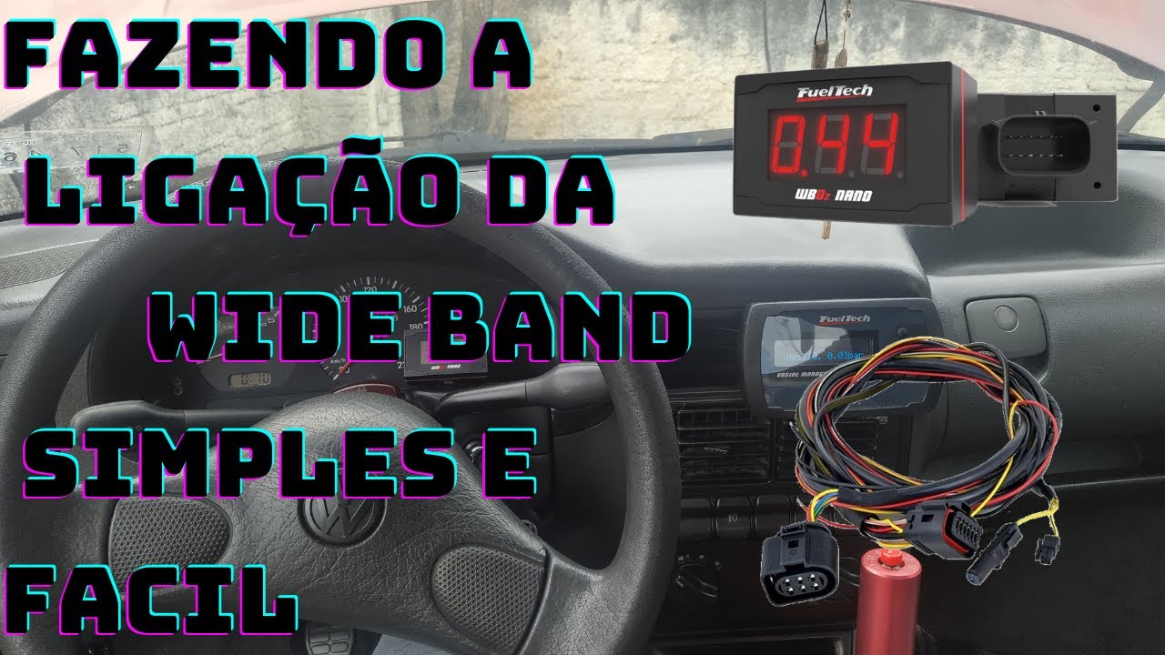 ✓Fazendo o chicote e ligação da wide band fueltech - CLI FLASH⚡ 