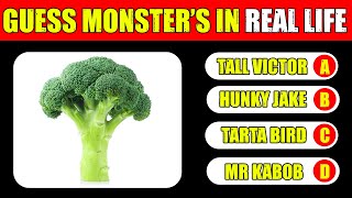 Guess the MONSTER'S IN REAL LIFE | GARTEN OF BANBAN 4 | Tall VICTOR, FAIRY URUROO, COACH PICKLES