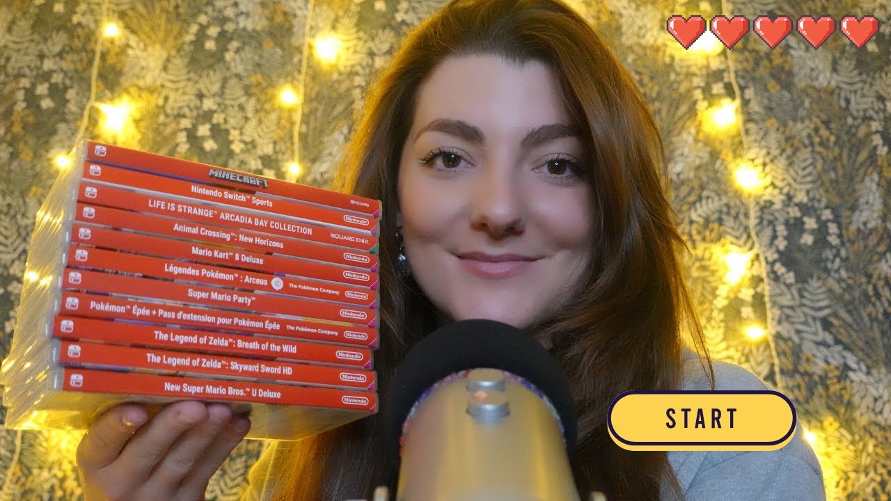 ASMR | Je note mes jeux switch 🎮