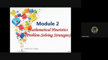 Math 141 - BEED IVA (Heuristics Giving a Representation)