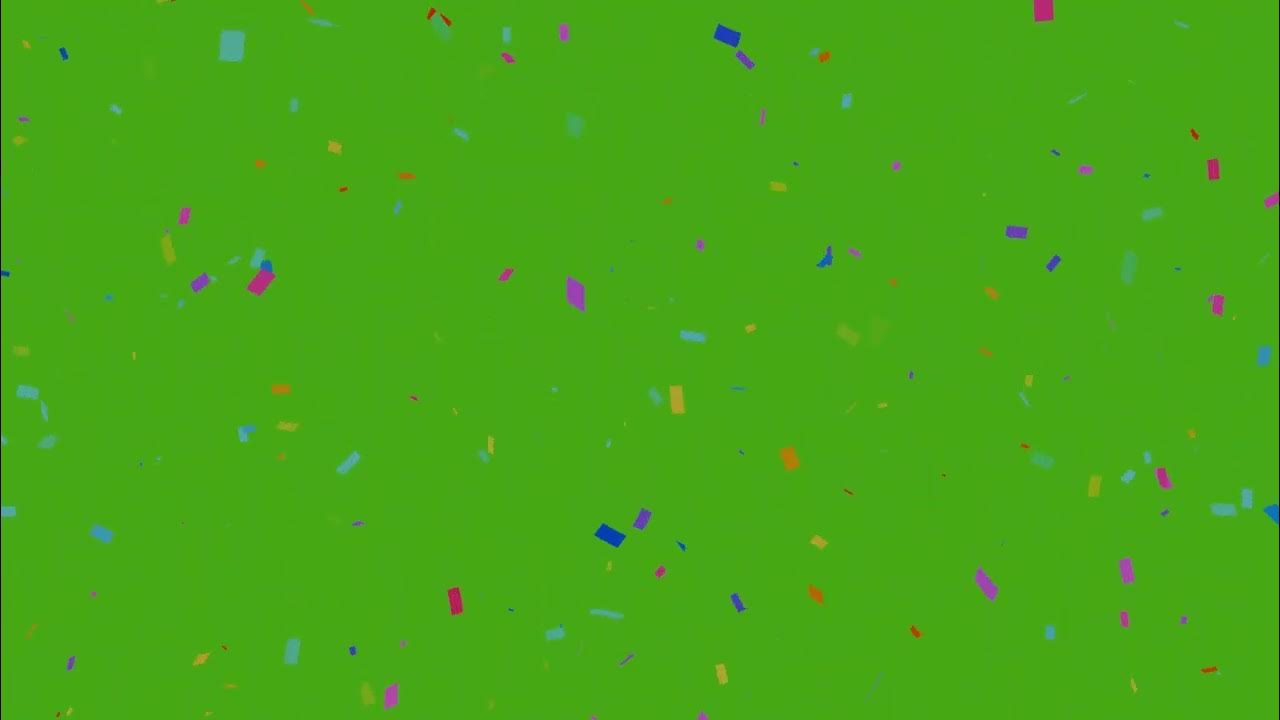 Free Confetti Green Screen Effect YouTube