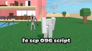 fe scp-096 script FREE! | Hydrogen & Fluxus