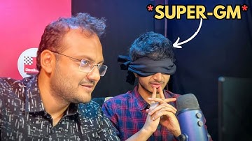 Super GM Vidit Gujrathi solves an extremely tough study blindfolded