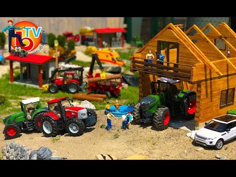 BRUDER TRAKTOR RC McCORMICK FENDT Vario CLAAS Axion DEUTZ Agrotron