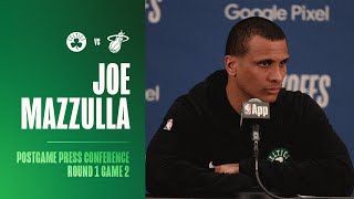 Joe Mazzulla Postgame Press Conference | Round 1 Game 2 vs. Miami Heat