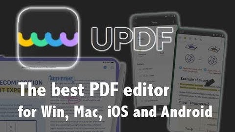 UPDF -  Best PDF Editor for Win, Mac, iOS and Android! [ 2022 ]