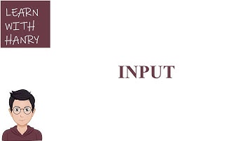 Input pada programming C