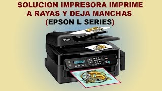 Impresora “Epson L 575 ” Imprime a Rayas, Y deja manchas, Solucionado sin  programas - YouTube