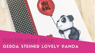Gerda Steiner | Lovely Pandas | So Happy We're Friends Valentine Card