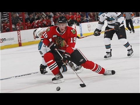 Jonathan Toews' First NHL Goal - Oct 