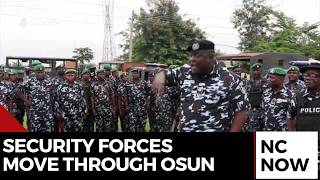 Osun Security Alert: Joint Forces Conduct Show of Force Ahead of Election