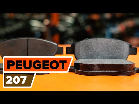 How to change front brake pads on PEUGEOT 207 [TUTORIAL AUTODOC]