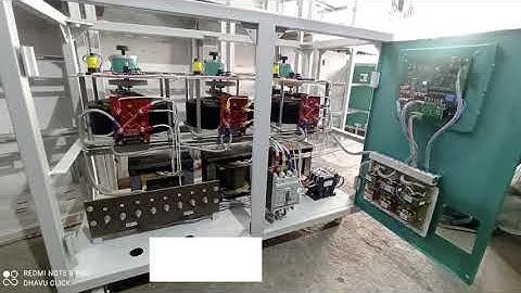 AIR COOL SERVO CONTROLLED VOLTAGE STABILIZER