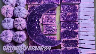 Purple Gym Chalk Crush | Sleep Aid | Oddly Satisfying | ASMR