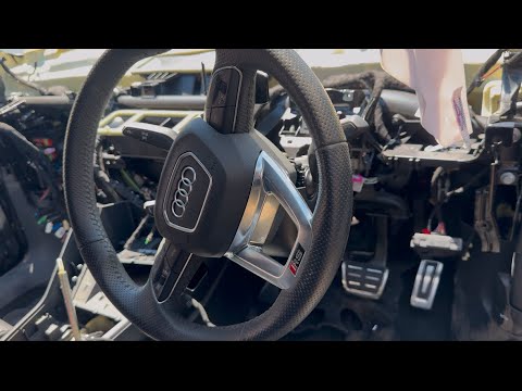How to Remove Audi RS3 8Y RSQ3 F3 Steering Wheel Airbag 2020 (Tutorial