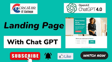 How To Generate Landing Page Copy Using ChatGPT