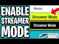 How to Enable Streamer Mode In Forza Horizon 6 - Full Guide