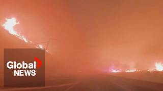 BC’s Bald Range wildfire continues to burn out-of-control as 20K evacuees remained displaced