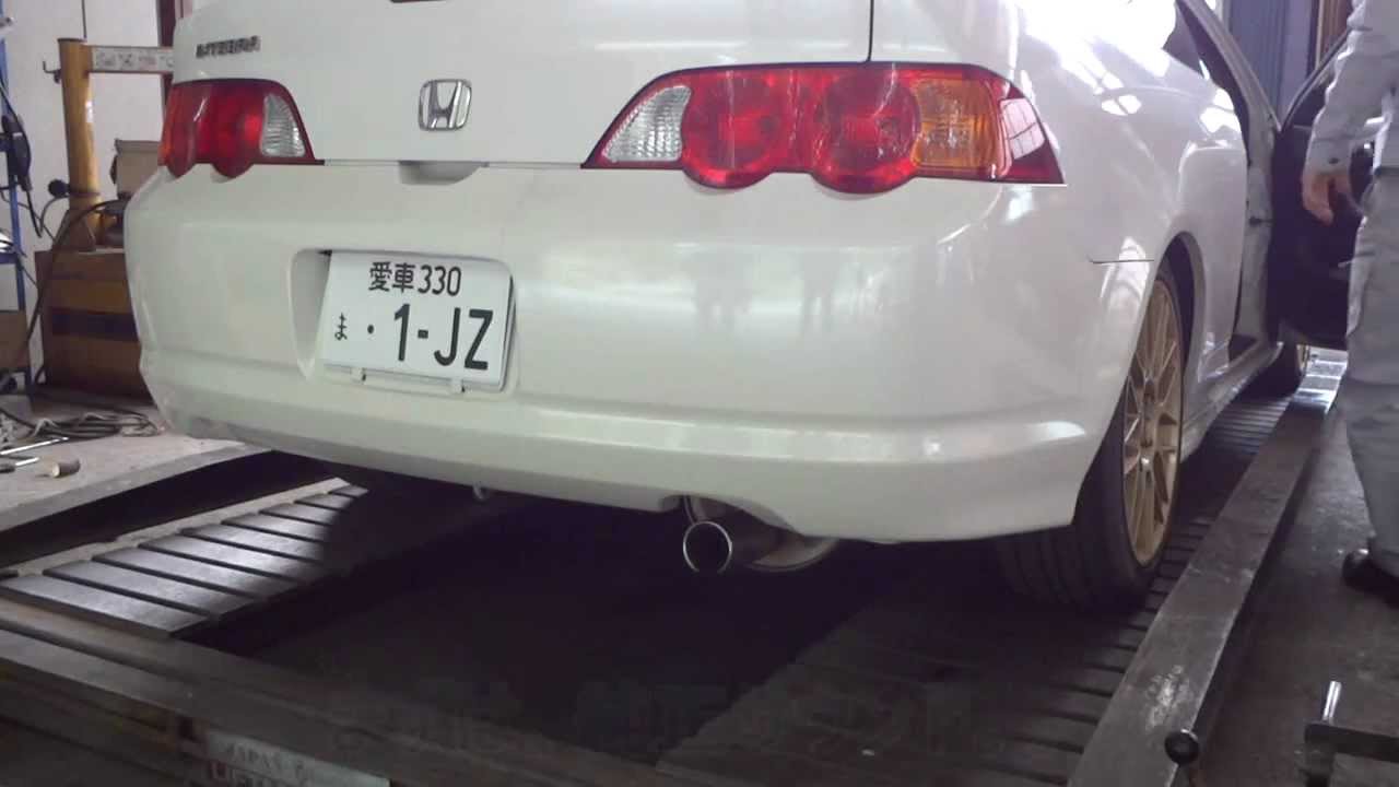 Dc5インテグラ Is 用のワンオフマフラー作ってみた Honda Integra Exhaust Muffler Youtube