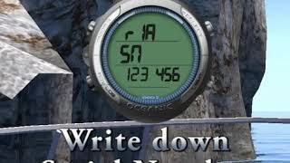 Oceanic Geo 2 dive computer - Online Class - m4s7