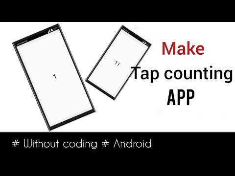 make tap counter app without coding #android