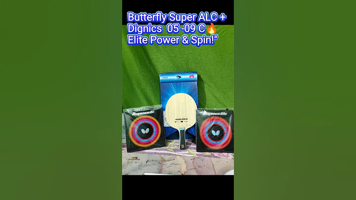 Butterfly Viscaria Super ALC + Dignics 09C & 05 – The Super Elite Setup! 🏓🔥$400