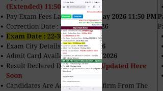 UGC Net date extend | ugc net Form apply 2026 | How to fill form