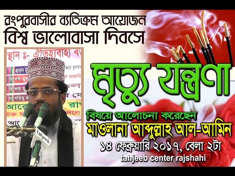 মৃত্যু যন্ত্রনা কত কঠিন - Mrittu Jantrana ।। Bangla Waz Mahfil 2018 ।। Maulana Abdullah Al Amin