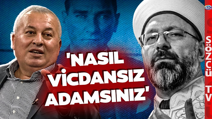 Cemal Enginyurt'tan Adalet Bakanı ve Ali Erbaş'a Zehir Zemberek Sözler!
