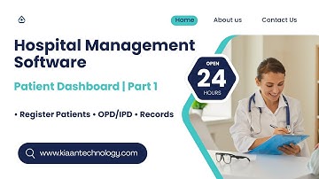 Hospital Management System | Patient Management Dashboard Demo | HMS Software – Part 1