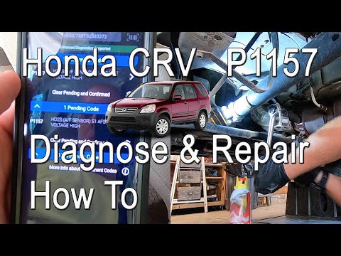 2005 Honda CRV P1157 - Oxygen Sensor Replacement
