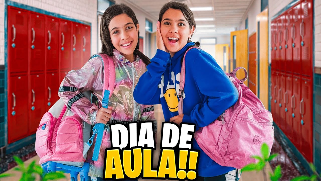 O QUE MANU E LORENA FAZEM 24H ANTES E DEPOIS DA ESCOLA *MOSTREI TUDO !