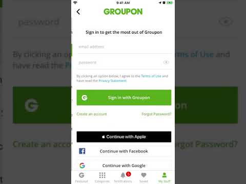 How to CREATE an ACCOUNT on GROUPON?