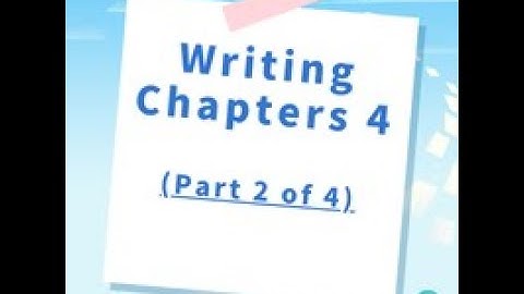 How To Write Chapter 4 Thesis Dissertation Quantitative (Part 2 of 4)