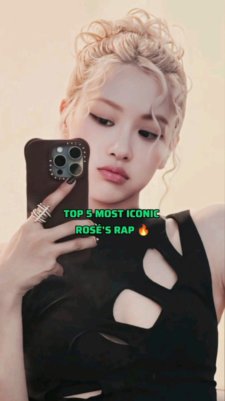 Top 5 most iconic ROSÉ'S rap ? #rosé #lisa #jennie #jisoo #blackpink #shorts