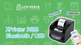 Xprinter-365b Bluetooth / USB ขนาด 80mm.