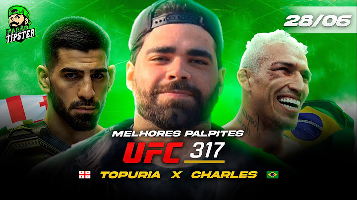 UFC 317 INSANO!!!! TOPURIA X CHARLES - ANÁLISE COMPLETA!