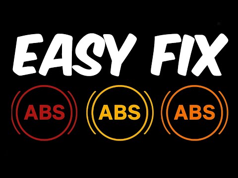 How to Fix & Reset ABS (Anti-Lock Braking System) Warning Light That Stays On, Flashing, or Blinking