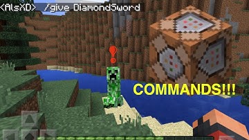 Minecraft PE 1.0.0 How to get Commands!?!! (No jailbreak or Computer)!