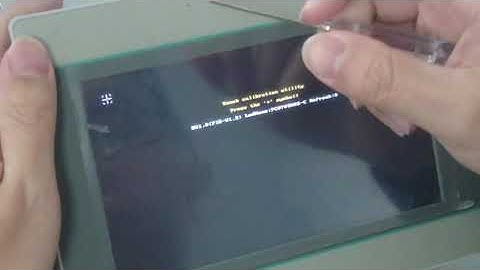 The Calibration Debug of Wecon HMI