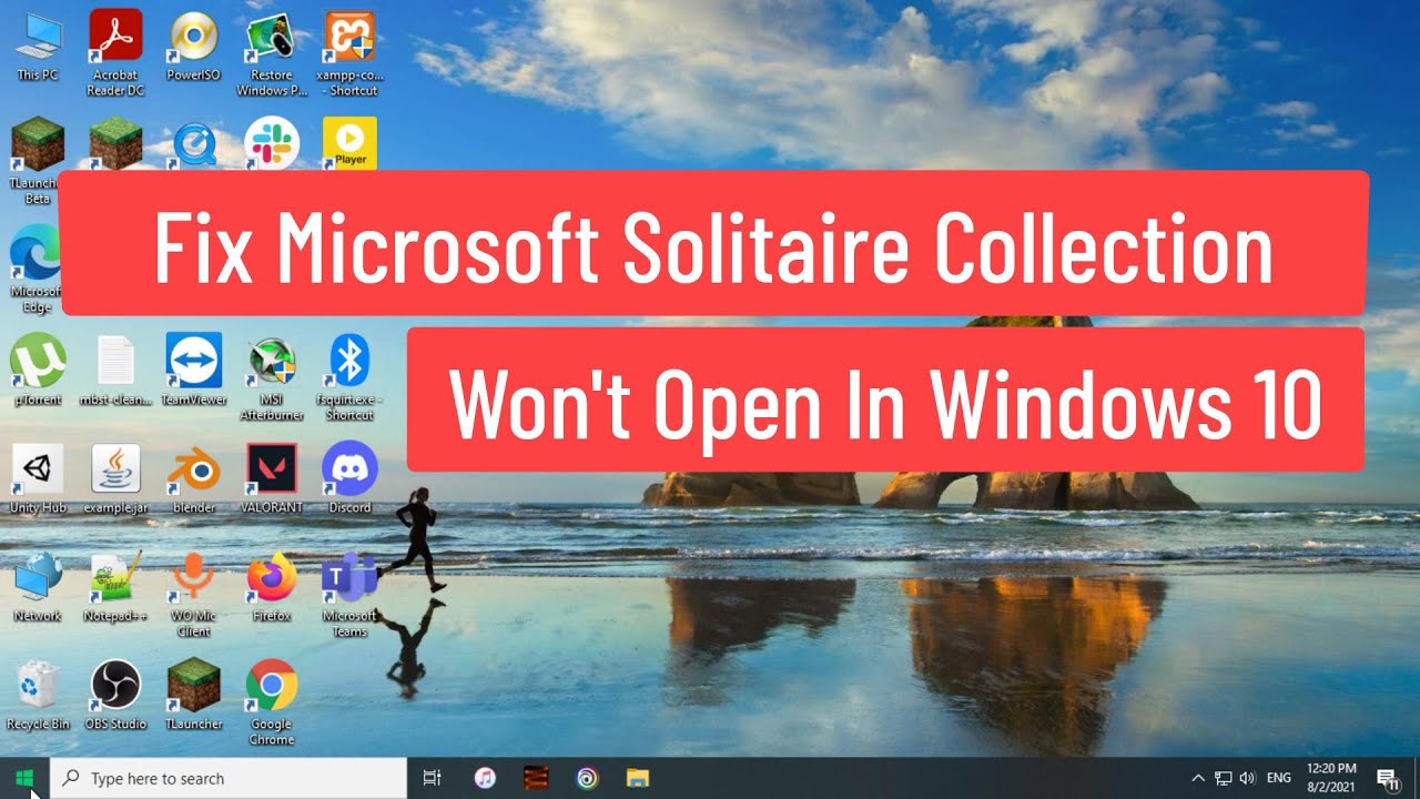 Microsoft Solitaire collection won't open in Windows 11/10