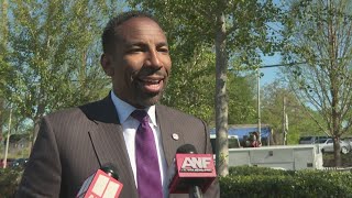 Atlanta Mayor Andre Dickens reacts after city loses bid to host Democratic National Convention