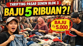 Thrifting Imported Used Clothes at Pasar Senen, Central Jakarta, Starting from 5 Thousand Rupiah